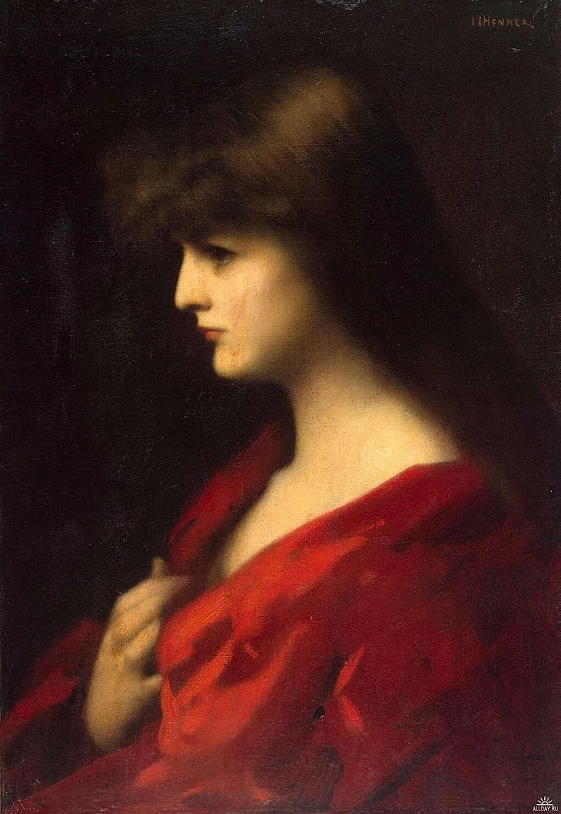 Studio di una donna in rosso - Hermitage, San Pietroburgo